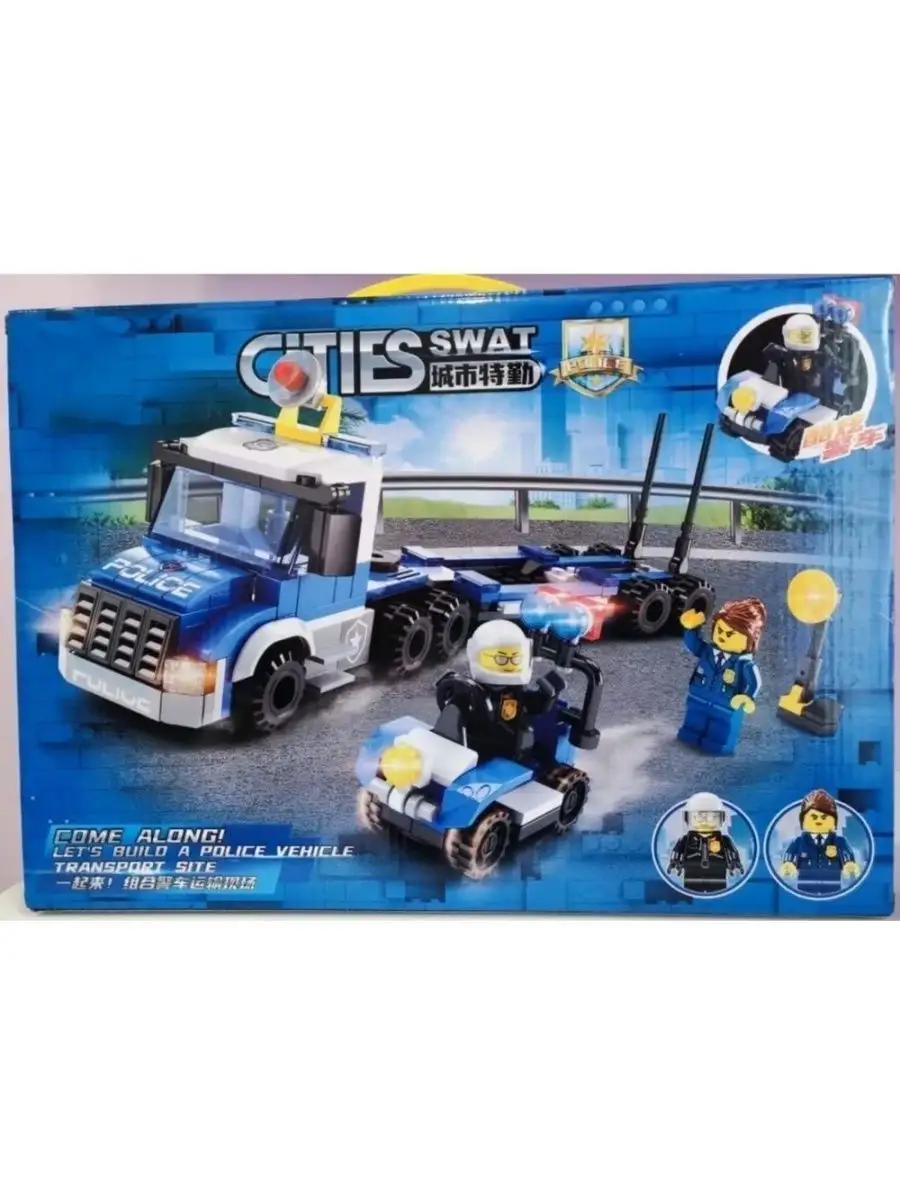 Конструктор City SWAT Полицейский грузовик, 457 деталей LEGO 162985701  купить за 1 117 ₽ в интернет-магазине Wildberries