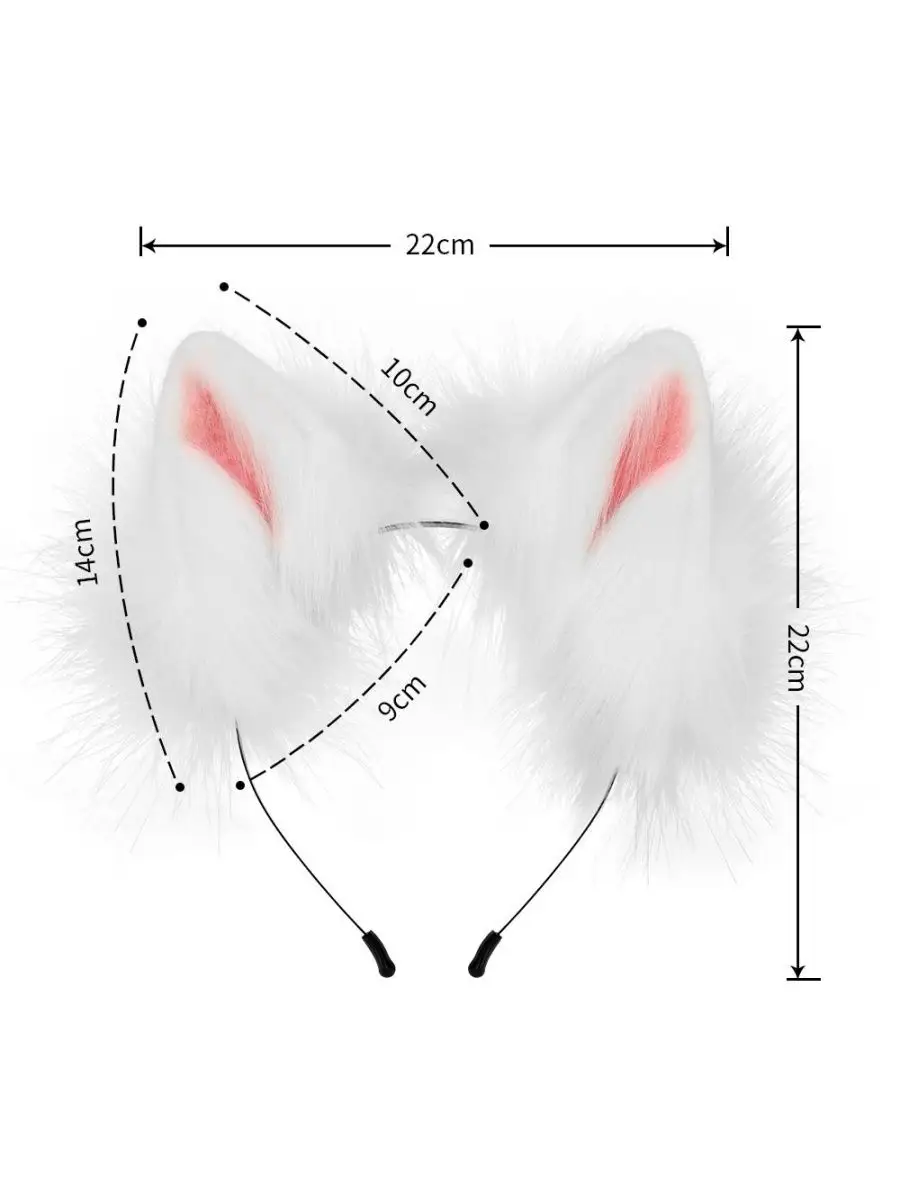 Набор аниме косплей ободок ушки кошки перчатки лапки и хвост Home World  162988503 купить за 1 740 ₽ в интернет-магазине Wildberries
