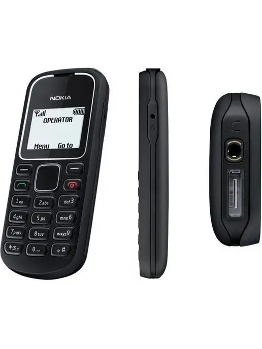 Cell Dealer Мобильный кнопочный дешевый телефон нокиа Nokia 1280, черный, фото 2