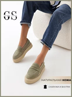 Лоферы из натуральной кожи на платформе Guard-shoes 163002699 купить за 4 109 ₽ в интернет-магазине Wildberries