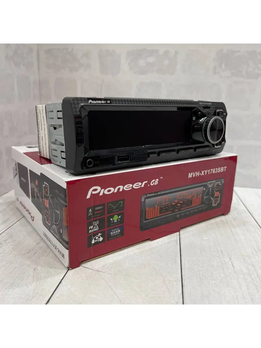 Магнитола для автомобиля/магнитофон pioneer 163021883 купить за 1 243 ₽ в  интернет-магазине Wildberries