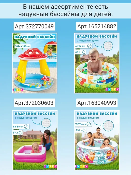 Intex Бассейн надувной Easy Set (244 х 76 см) круглый 2419 л, 244x61, фото 3