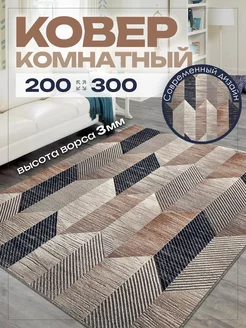 Ковер комнатный 200х300 в гостиную прикроватный 200 на 300 AVELINA CARPET 163058598 купить за 3 188 ₽ в интернет-магазине Wildberries