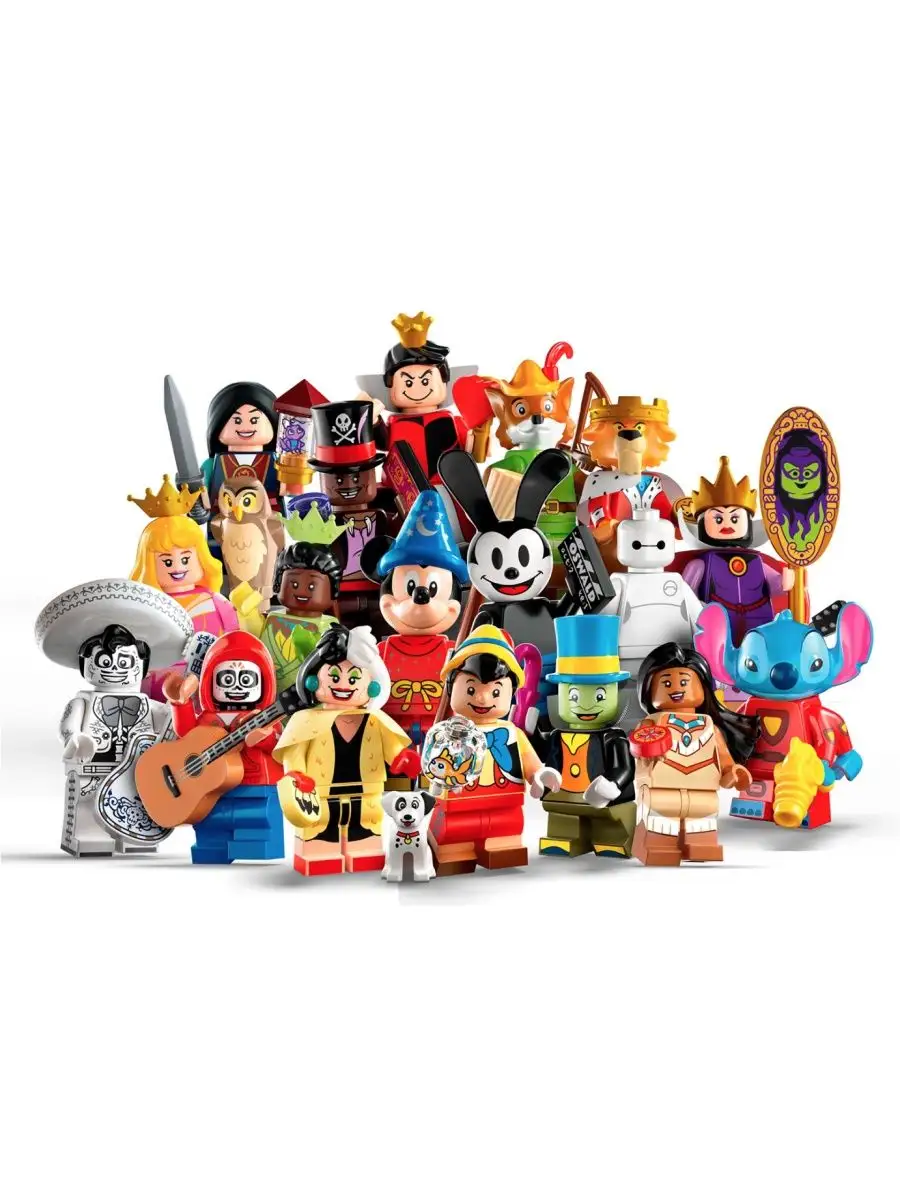 Конструктор LEGO Minifigures Disney 100 71038 Пиноккио LEGO 163104517  купить за 1 251 ₽ в интернет-магазине Wildberries