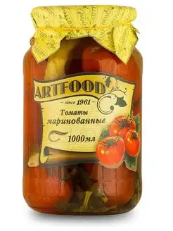 Томаты маринованные пикантные 1000 гр ARTFOOD 163145841 купить за 363 ₽ в интернет-магазине Wildberries