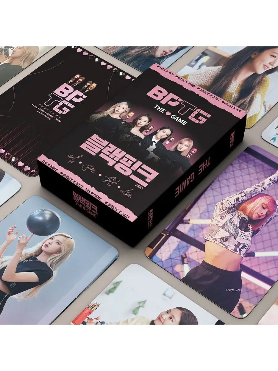 Карточки BLACKPINK BPTG THE GAME 55 шт. карты БлэкПинк K-Pop Zone 163157750  купить за 114 ₽ в интернет-магазине Wildberries