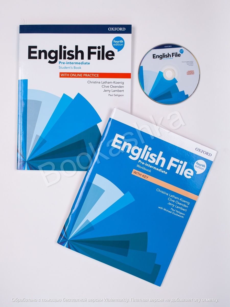 English File Pre-Intermediate,Student`s book+Workbook+CD Oxford 163179480  купить за 2 488 ₽ в интернет-магазине Wildberries