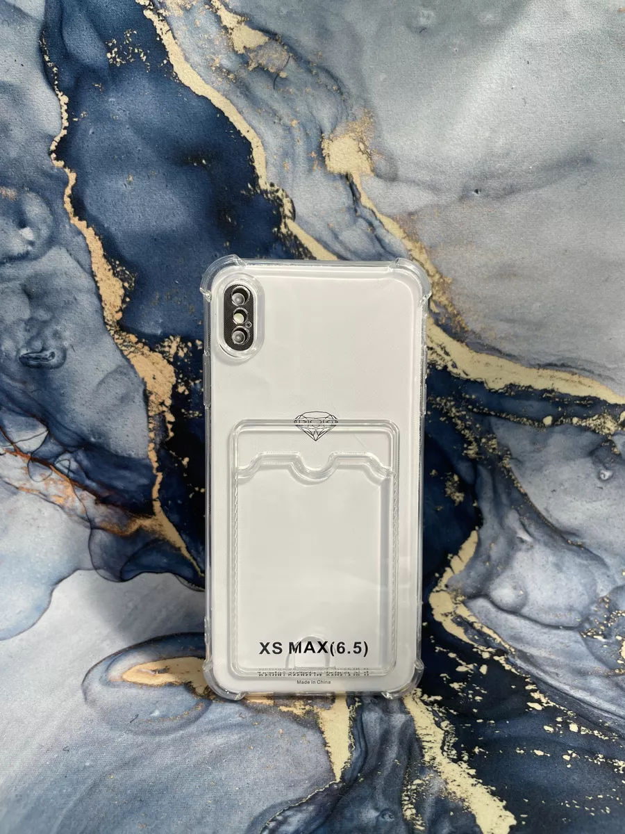 Чехол на Apple iPhone XS Max с карманом для карт Maksud-aks 163191443  купить за 195 ₽ в интернет-магазине Wildberries