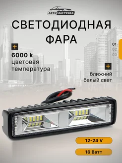 LED фара ближнего света на внедорожник, лодку и спецтехнику Авто загрузка 163192164 купить за 421 ₽ в интернет-магазине Wildberries