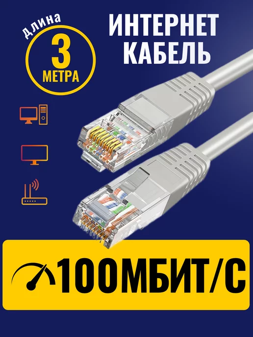 LAN/UTP кабели, коннекторы