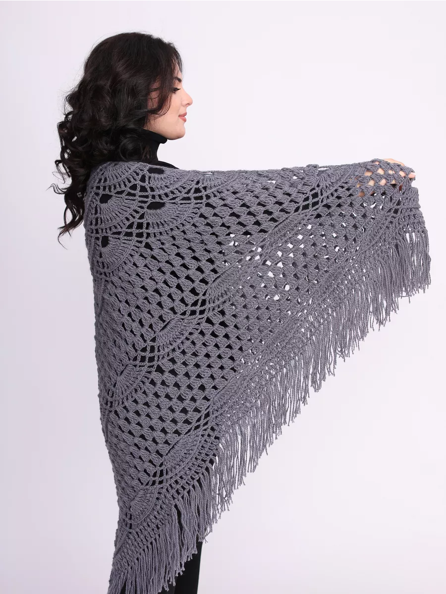 Идеи на тему «Шали, шарфы, палантины спицами» () | вязание, спица, кружевные платки
