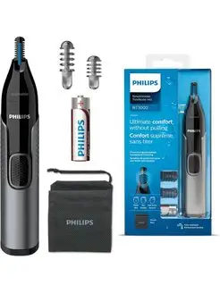 Триммер для носа, ушей и бровей Philips NT3650/16 Philips 163201766 купить за 1 842 ₽ в интернет-магазине Wildberries