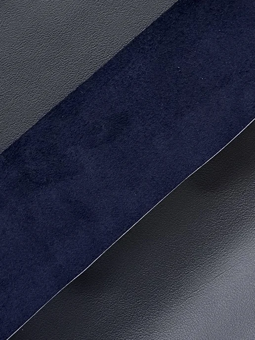 raw.materials Кожа натуральная А5 для рукоделия галантерейная, синий, фото 3