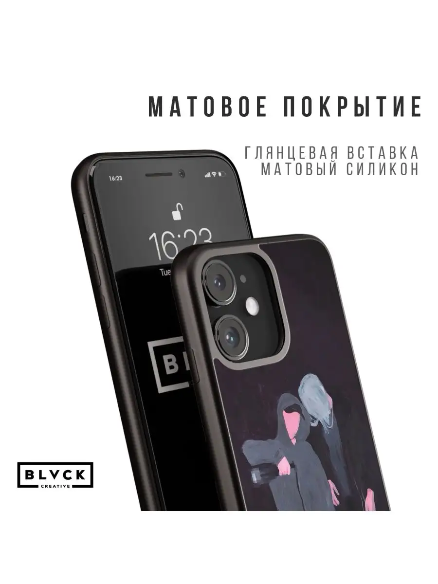 Чехол для iPhone с принтом Boulevard Depo / Бульвар Депо BLACK CREATIVE  163261038 купить в интернет-магазине Wildberries