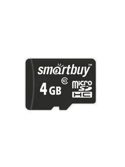 Micro SD 4GB Smart Buy class 10 без адаптера Карта памяти 163289282 купить за 736 ₽ в интернет-магазине Wildberries