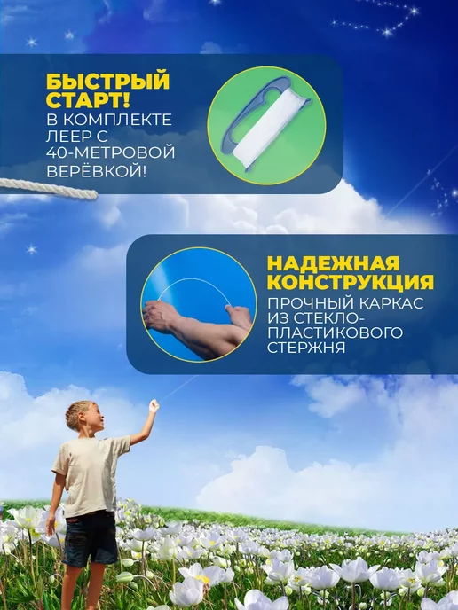 Воздушный праздник Воздушный Змей для ребенка большой Орел, серый, фото 2