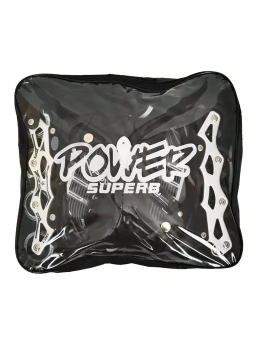 Power SuperB Ролики раздвижные, черный, фото 7