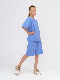 Спортивный костюм с шортами MJ JUNIOR 163341292 купить за 484 ₽ в интернет-магазине Wildberries