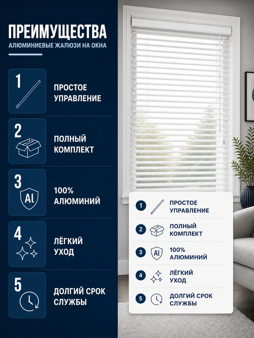 Колорит Эль Жалюзи на окна горизонтальные 55*130 см, 45x110 см, фото 3