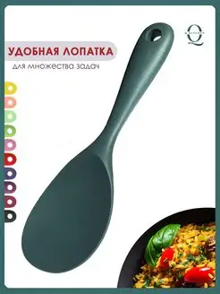 Лопатка силиконовая кухонная ложка Q-Kitchen 163369382 купить за 211 ₽ в интернет-магазине Wildberries