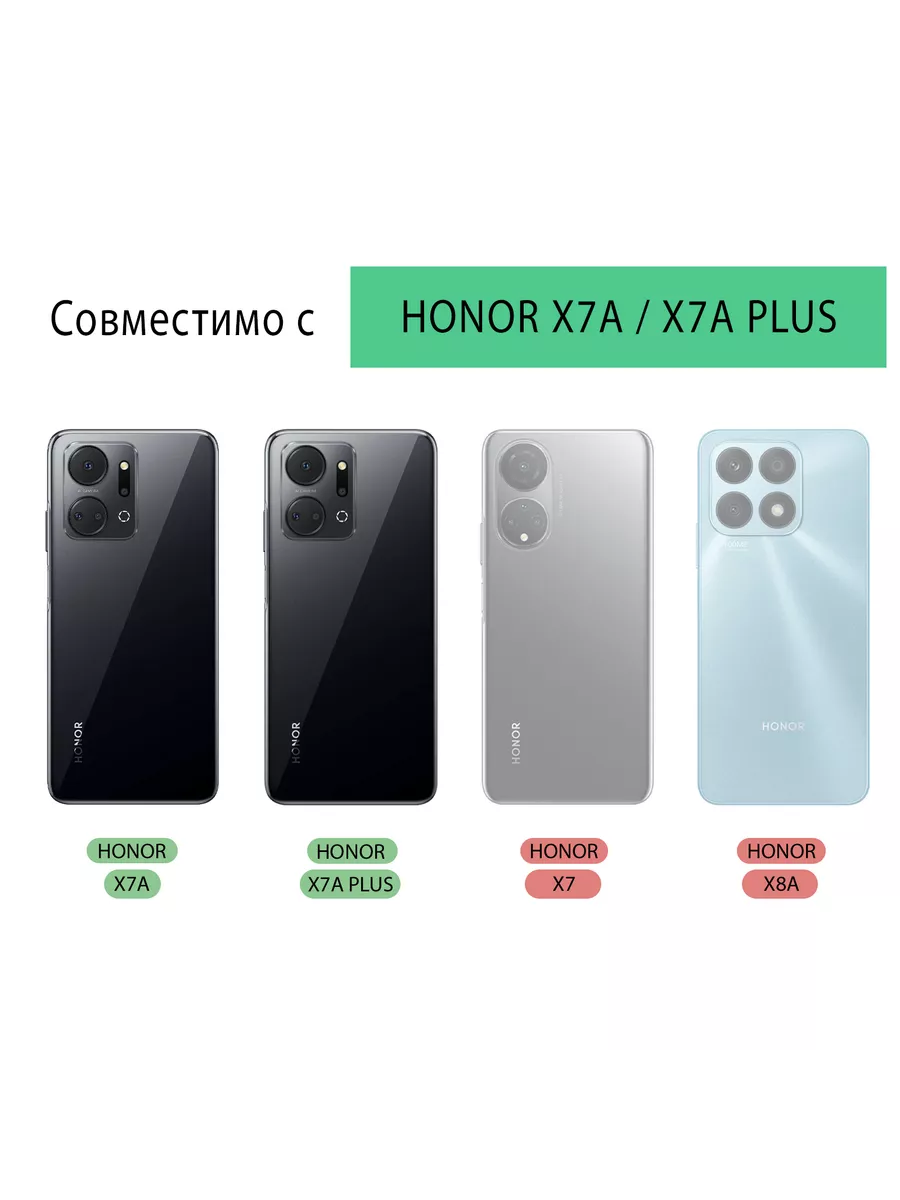 Чехол на Huawei Honor X7a Plus/Хуавей Хонор Х7а Плюс Huawei 163419609  купить за 169 ₽ в интернет-магазине Wildberries