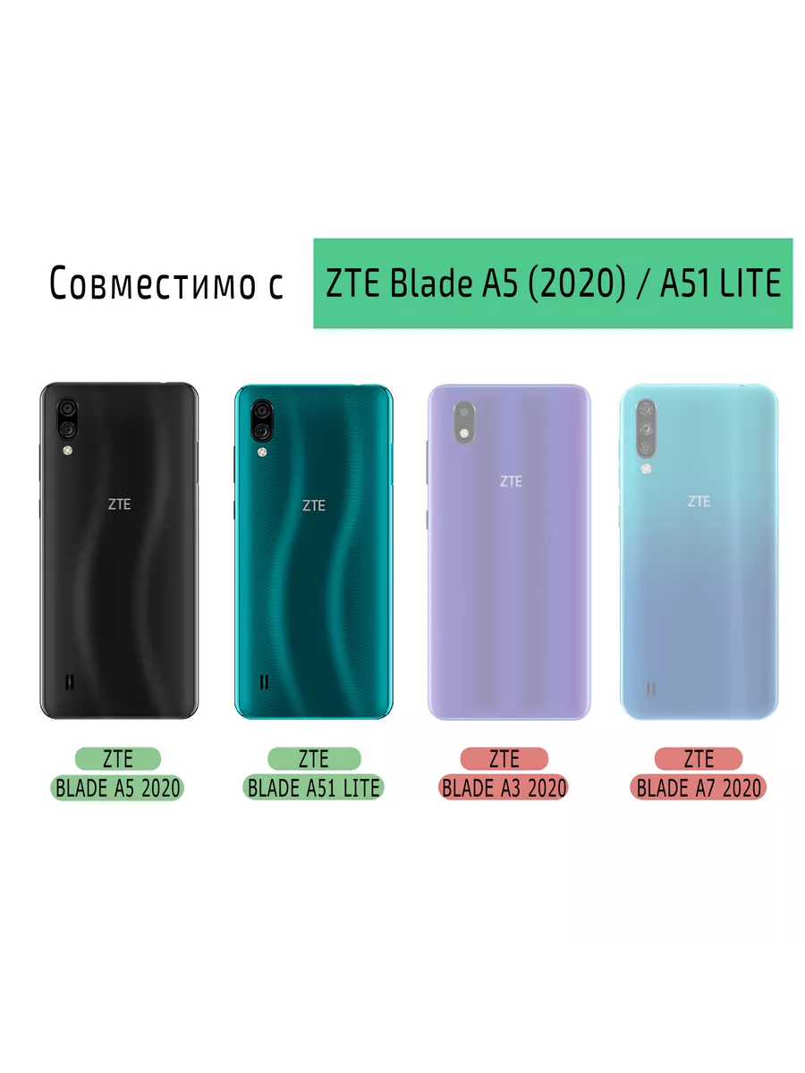 Прозрачный чехол на ZTE Blade A5 (2020)/ЗТЕ Блейд А5 2020 ZTE 163423607  купить за 279 ₽ в интернет-магазине Wildberries