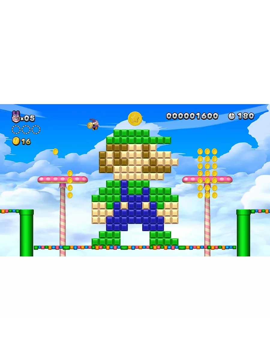 Игра New Super Mario Bros. U Deluxe (Nintendo Switch) GameHome 163424822  купить в интернет-магазине Wildberries