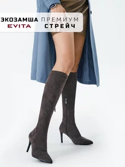 Сапоги демисезонные чулки стрейч EVITA 163428693 купить за 3 623 ₽ в интернет-магазине Wildberries