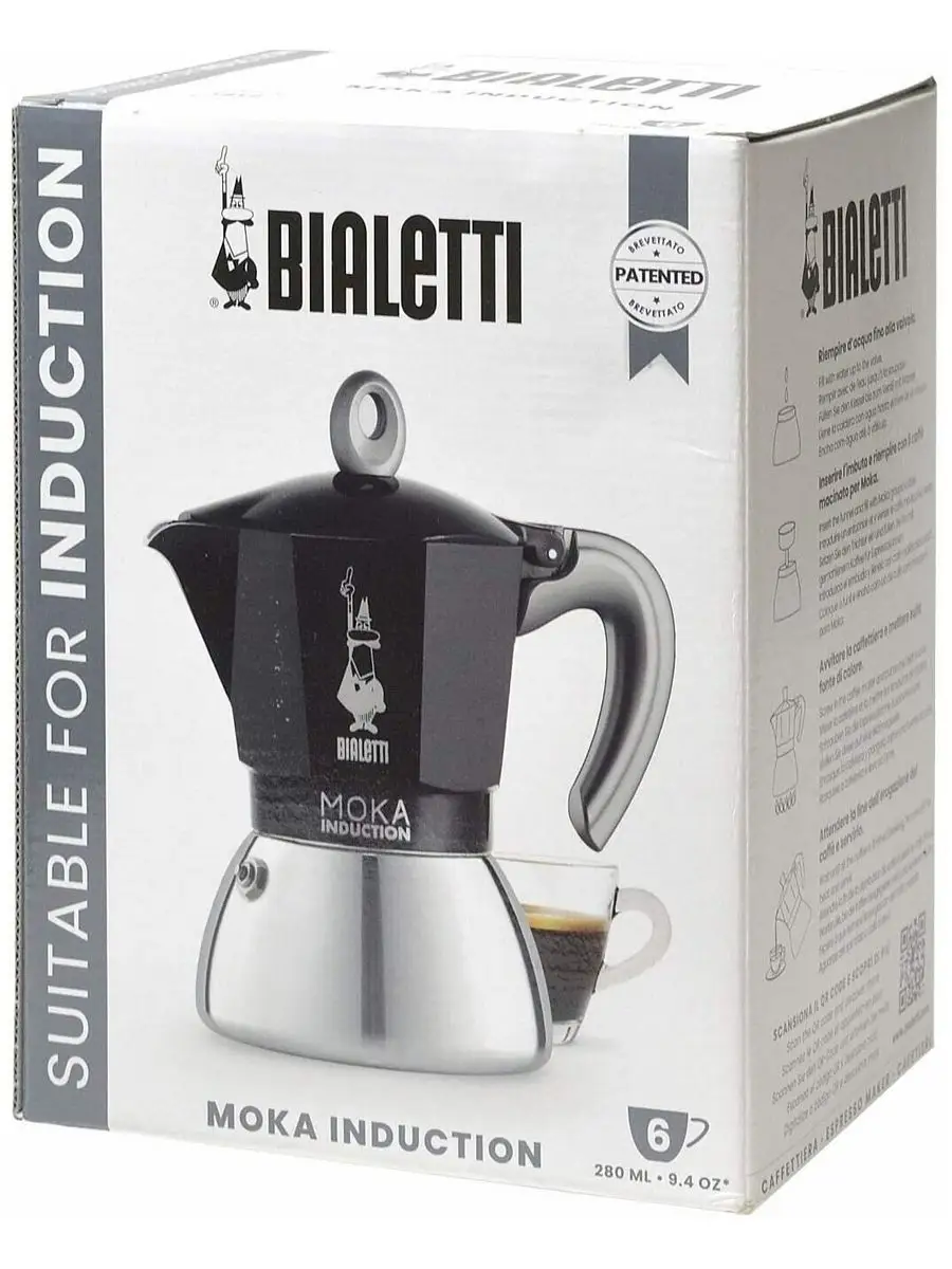 Bialetti Moka Induction 6936 BIALETTI 163431343 7 038 Wildberries