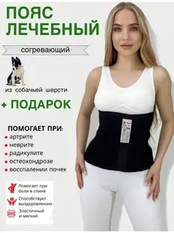 Пояс для спины и поясницы согревающий из собачьей шерсти For Health 163476225 купить за 421 ₽ в интернет-магазине Wildberries