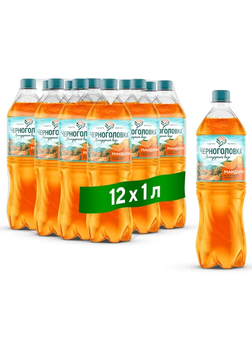Черноголовка Лимонад "Тархун" газированный, 2 л х 6 шт, 1 л, 12 шт