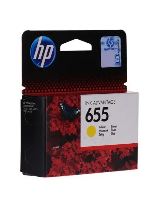 HP Картридж 655 (CZ112AE), желтый, 600 страниц, желтый, фото 3