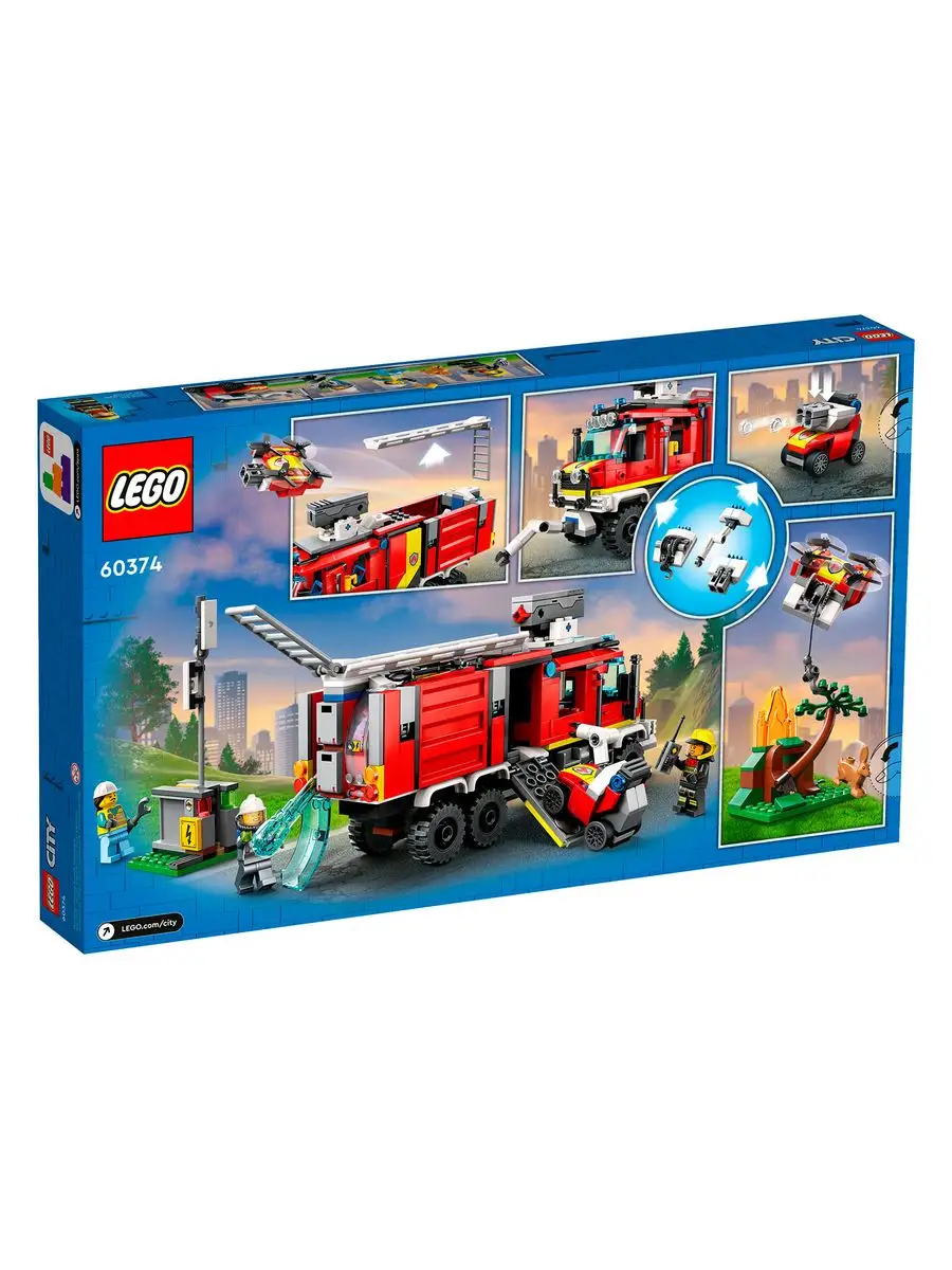 60374 Пожарная машина 7+ LEGO 163534422 купить за 5 137 ₽ в  интернет-магазине Wildberries