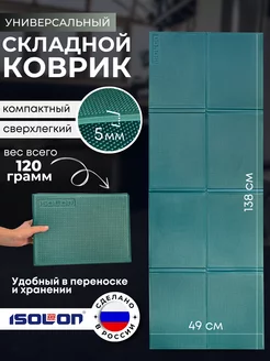 Коврик складной для туризма и спорта Isolon 163541053 купить за 464 ₽ в интернет-магазине Wildberries