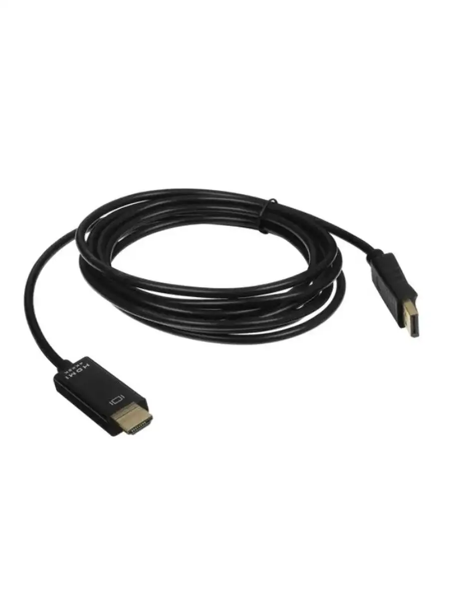 Кабель соединительный, переходник, DisplayPort - HDMI, 3 м Dexp 163558142  купить за 2 151 ₽ в интернет-магазине Wildberries