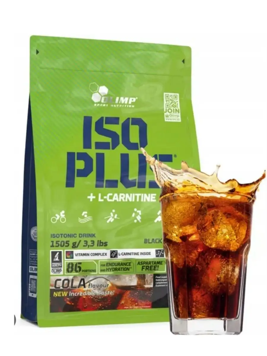 Olimp Изотоник Iso Plus 1505г Кола
