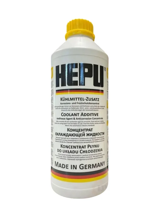 HEPU Синий Антифриз Хепу P999 G11 1.5л, 1,5 л, желтый, фото 3