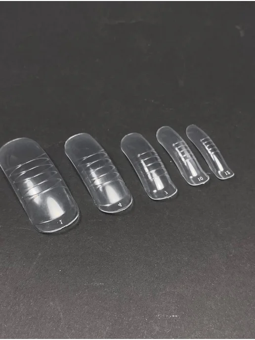 Nail Best Верхние формы для наращивания Deep C XL, 120 шт, 120 шт, фото 3