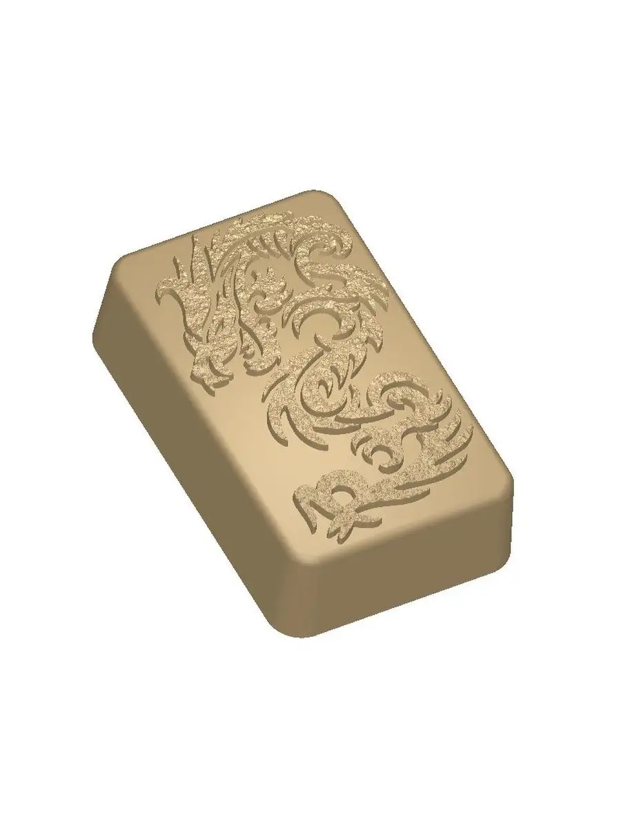 AnyMolds Форма для шоколада из пластика Дракон в прямоугольнике