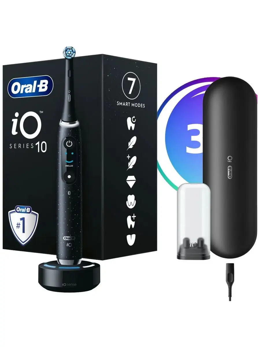 Oral-B Электрическая зубная щетка ORAL-B iO 10 Cosmic Black