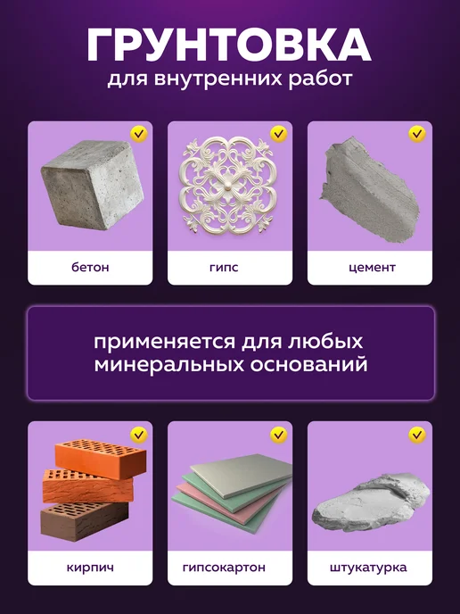 Farbitex Грунтовка для стен под обои 12 кг, 12 кг, фото 4