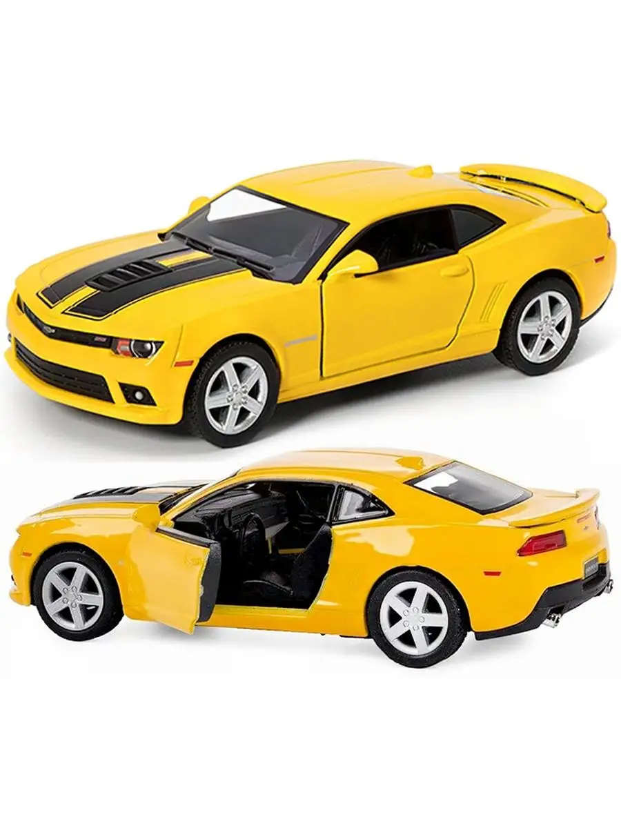 Машинка металлическая Kinsmart 1:38 Chevrolet Camaro 2014 KINSMART  163759016 купить в интернет-магазине Wildberries