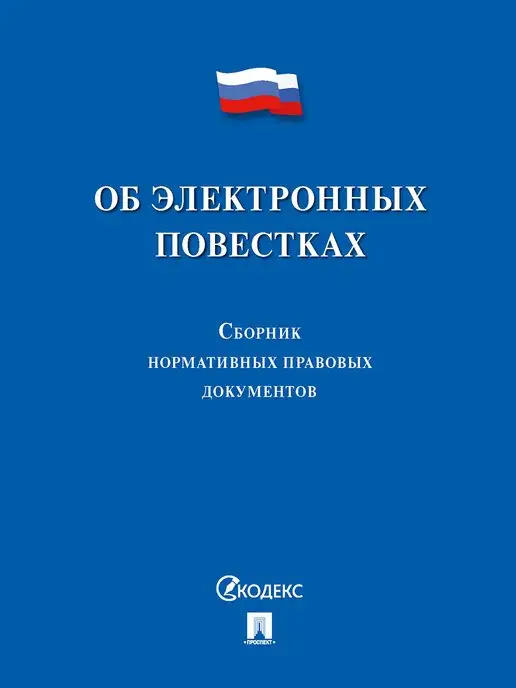 ПРОСПЕКТ Об электронных повестках. Сборник правовых документов, вариант