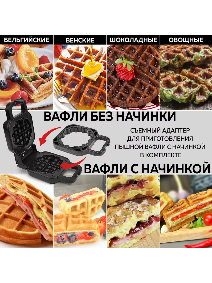 Рецепты домашних вафель