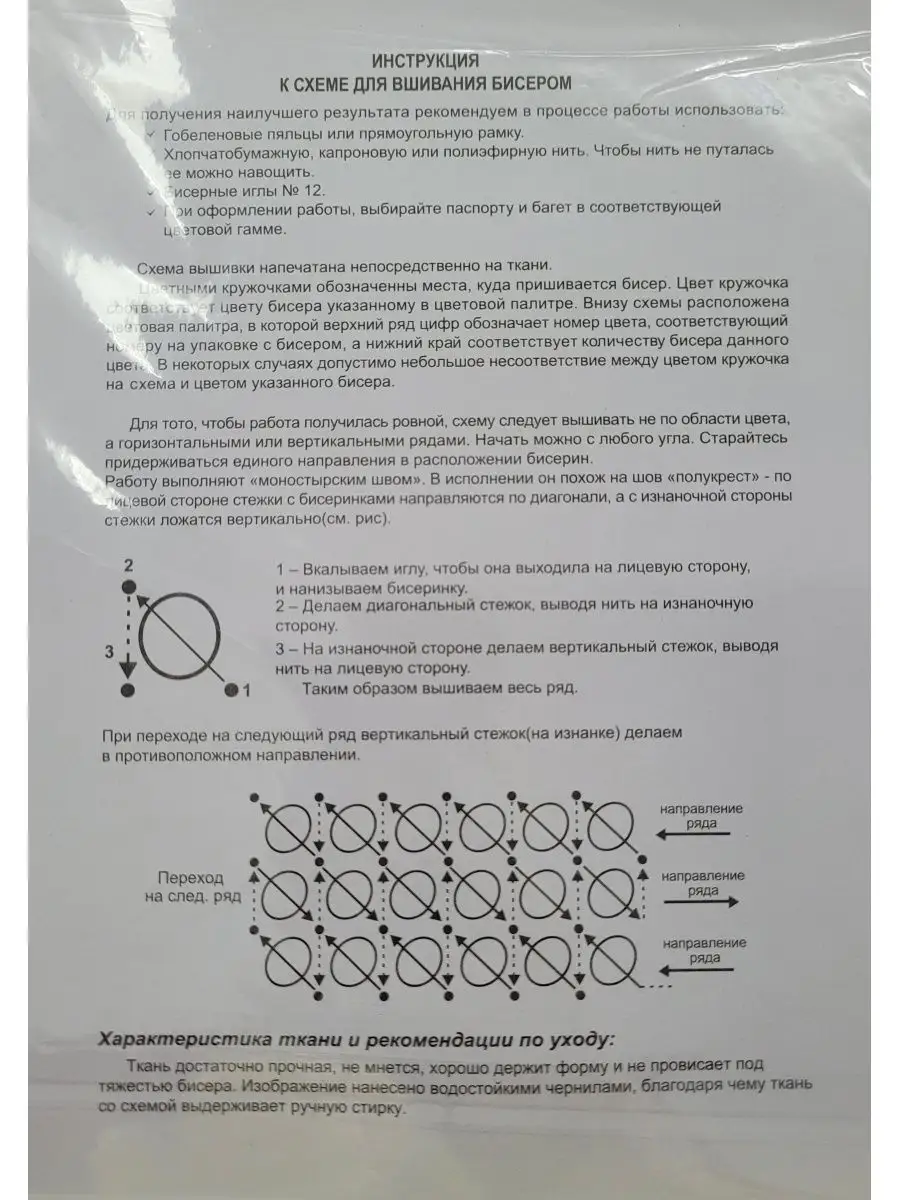 Схема для вышивки крестом Узоры