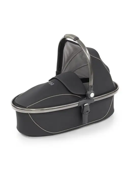 EGG Люлька Carrycot Shadow Black & Gun Metal Mirror Frame