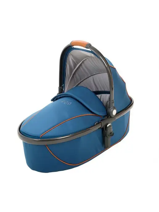 EGG Люлька Carrycot Petrol Blue & Gun Metal Frame