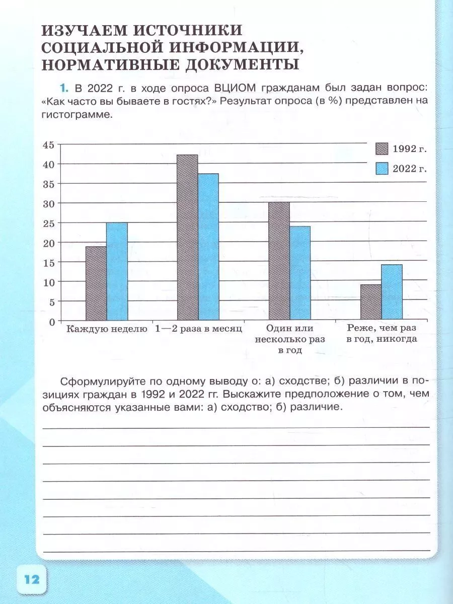 Обществознание. 7 класс. Учебник 2023, Боголюбов Л.Н. Просвещение 163849272  купить за 1 459 ₽ в интернет-магазине Wildberries