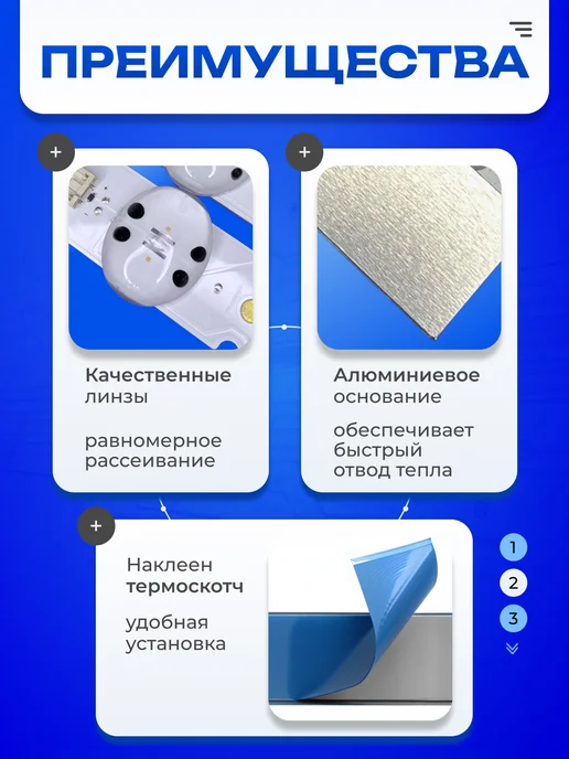 ТехЦентр Полюс Подсветка SSC_50UK63 65_INX, вариант, фото 2