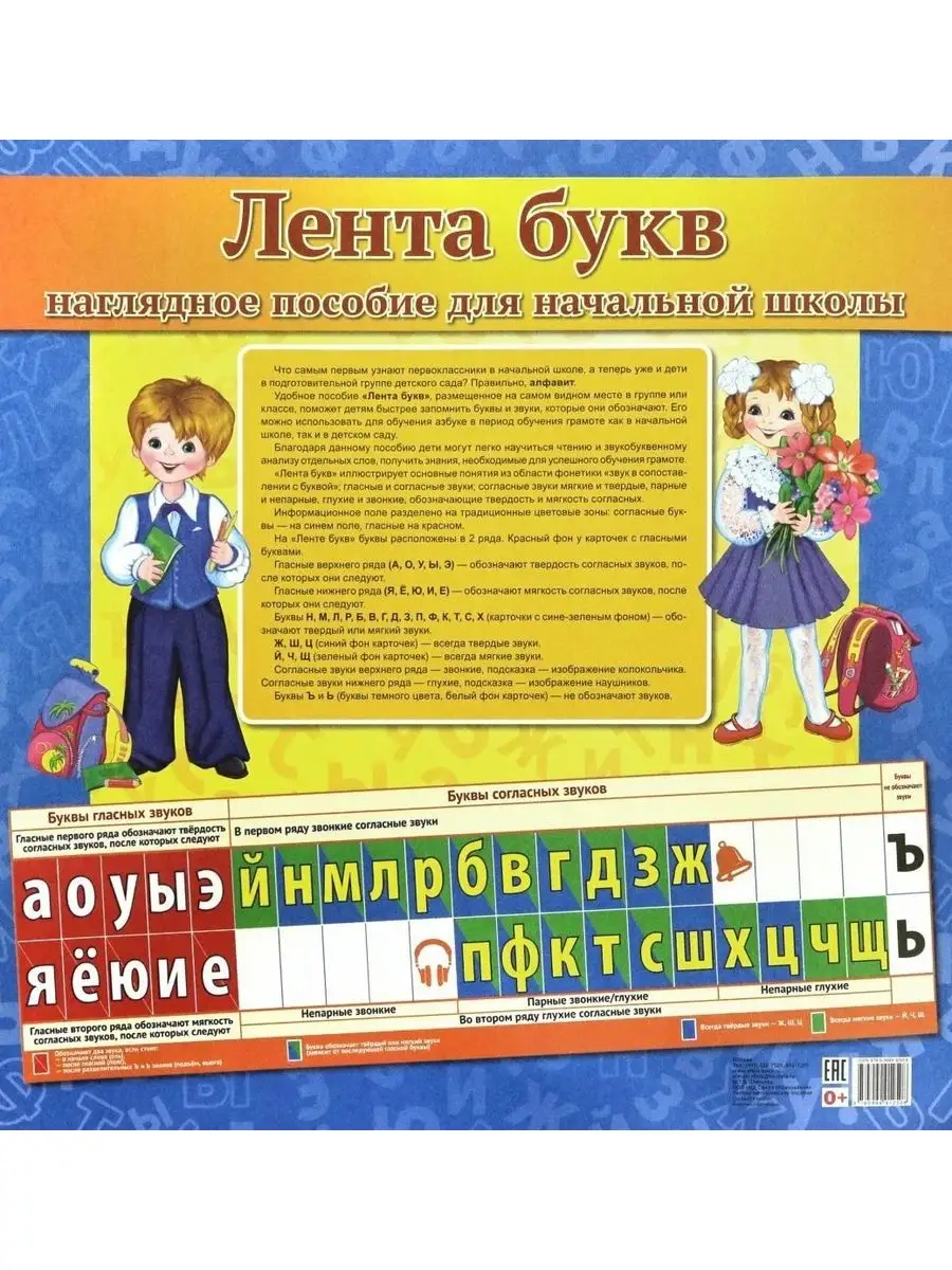 Лента букв (учебно-методическое пособие) ТЦ СФЕРА 163856721 купить за 222 ₽  в интернет-магазине Wildberries